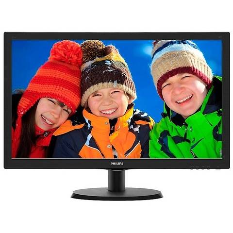 Monitor LED Philips 223V5LHSB/00, 21.5 inch, FHD, 5 ms, Negru