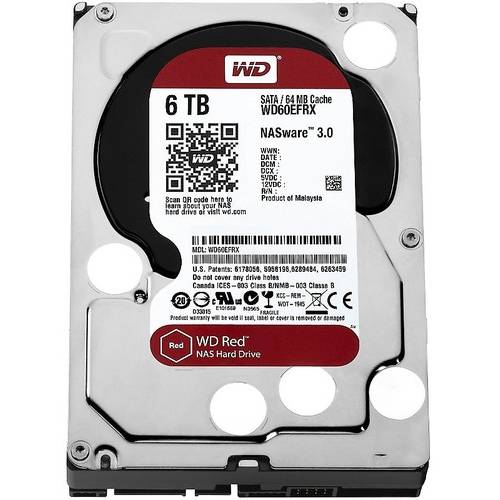 Hard Disk WD Red 6TB SATA 3 IntelliPower 64MB 3.5'' SATA 3 NASware