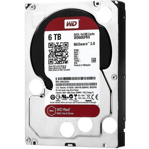 Hard Disk WD Red 6TB SATA 3 IntelliPower 64MB 3.5'' SATA 3 NASware