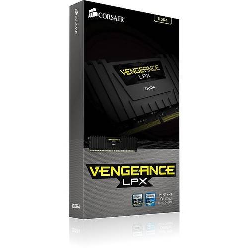 Memorie Corsair Vengeance LPX Black 16GB DDR4 2666MHz CL16 Kit Quad Channel