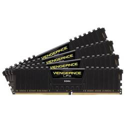 Vengeance LPX Black 16GB DDR4 2666MHz CL16 Kit Quad Channel