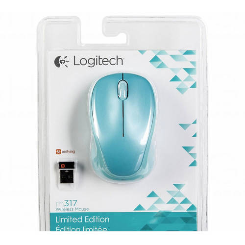 Mouse Logitech M317, Wireless, Merry Mint