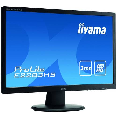 Monitor LED IIyama ProLite E2283HS-B1, 21.5'', FHD, 2 ms, Negru
