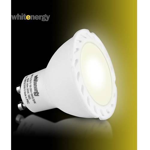 Bec cu LED Whitenergy 5.0W, 230V, GU10, Alb Cald tip Spot MR16