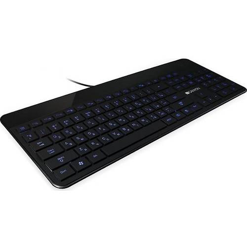 Tastatura Canyon CNS-HKB5US, Slim, Iluminata, USB, Neagra