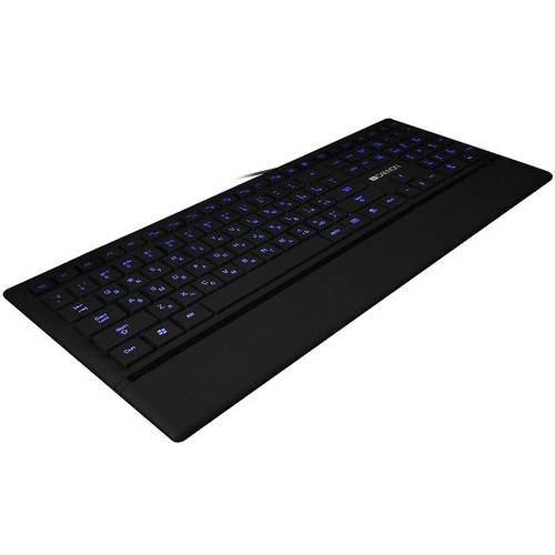 Tastatura Tastatura Canyon CNS-HKB6US, Ultra-Slim, Iluminata, USB, Neagra