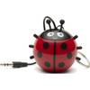 Boxa portabila Kitsound Trendz Mini Buddy Ladybird, Rosu/Negru