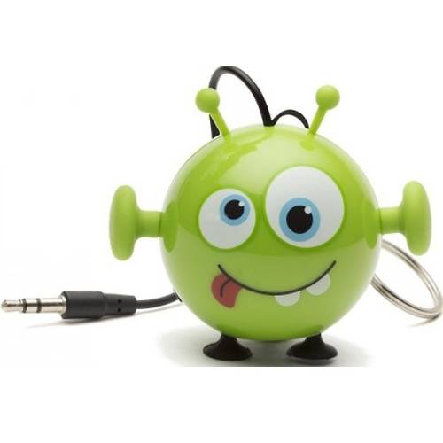 Boxa portabila Kitsound Trendz Mini Buddy Alien, Verde