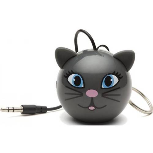 Boxa portabila Kitsound Trendz Mini Buddy Cat, Negru
