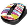 Mouse Microsoft Mobile 3500 Bansage Stripe, Wireless, Multicolor