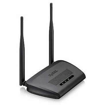 Router Wireless ZyXEL    NBG-418N v2, 300 Mbps, 2.4GHz, Negru