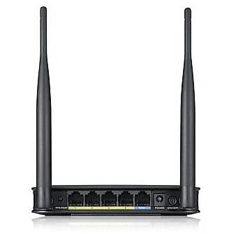 Router Wireless ZyXEL    NBG-418N v2, 300 Mbps, 2.4GHz, Negru