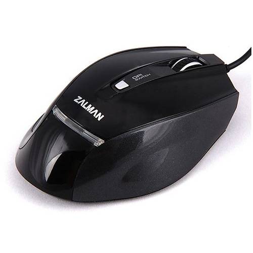Mouse gaming Zalman ZM-M400, 1600 dpi, USB, Negru