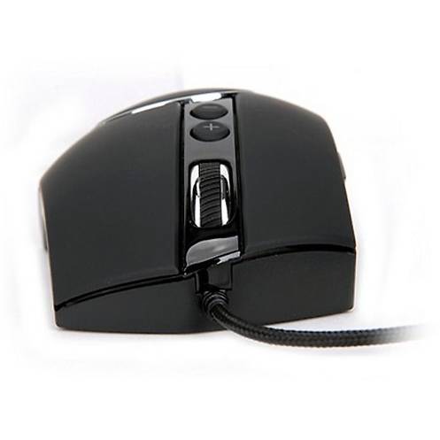 Mouse gaming Zalman ZM-GM3, 8200 dpi, 9 butoane, USB, Negru