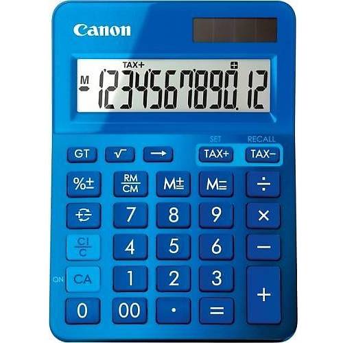Calculator de birou Canon LS-123K, 12 digiti, Albastru