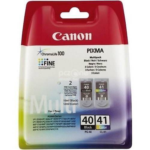 Set cartuse Canon PG-40 + CL-41, Negru, Color