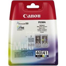 Set cartuse Canon PG-40 + CL-41, Negru, Color