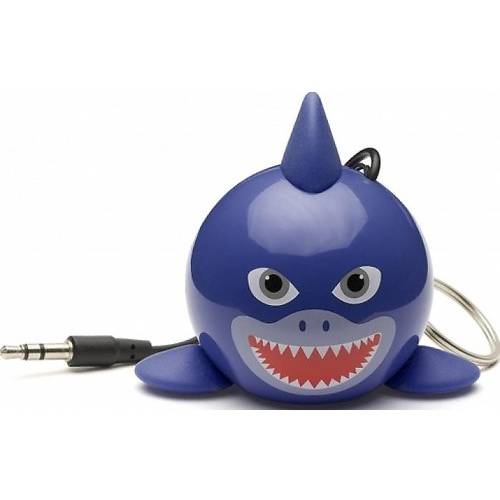 Boxa portabila Kitsound Trendz Mini Buddy Shark, Albastru