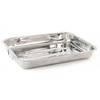 Tava cuptor inox cu 2 manere, 40 x 30 x 24 cm, Vanora