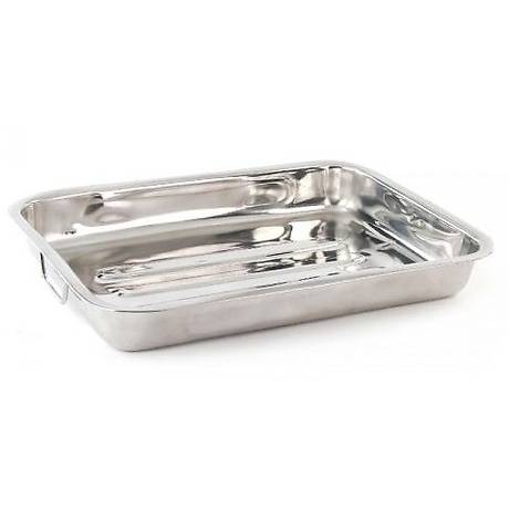 Tava cuptor inox cu 2 manere, 40 x 30 x 24 cm, Vanora