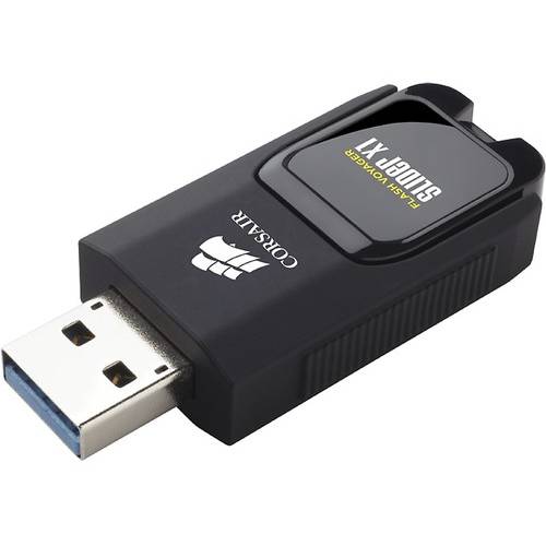 Memorie USB Corsair Voyager Slider X1, 16GB, USB 3.0, Negru