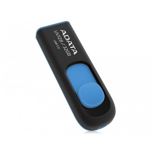 Memorie USB A-DATA UV128, 32GB, USB 3.0, Negru/Albastru