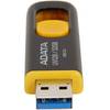 Memorie USB A-DATA UV128, 32GB, USB 3.0, Negru/Galben