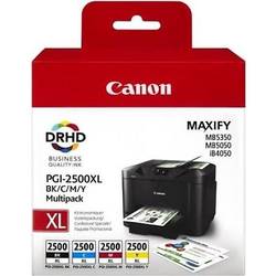 Cartuse Canon Multipack PGI-2500XL, Negru, Cyan, Magenta, Yellow