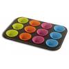 Tava 12 briose teflon + forme silicon 35 x 26.5 x 3, Vanora