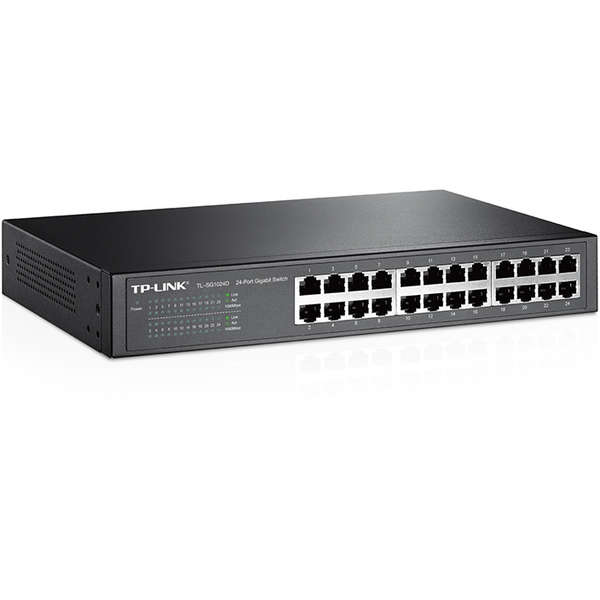 Switch TP-LINK TL-SG1024D, 24 Porturi Gigabit, 10/100/1000