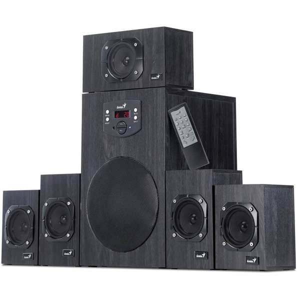 Boxe Genius SW-HF5.1 4500, 5.1, 125W RMS, Negre