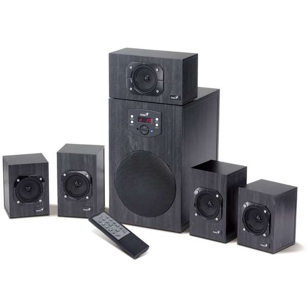 Boxe Genius SW-HF5.1 4500, 5.1, 125W RMS, Negre