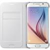 Husa tip Flip Wallet Samsung pentru Galaxy S6 G920, Alb
