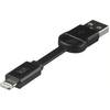 Kit Cablu date Apple Lightning - USB, 8.5cm, Negru