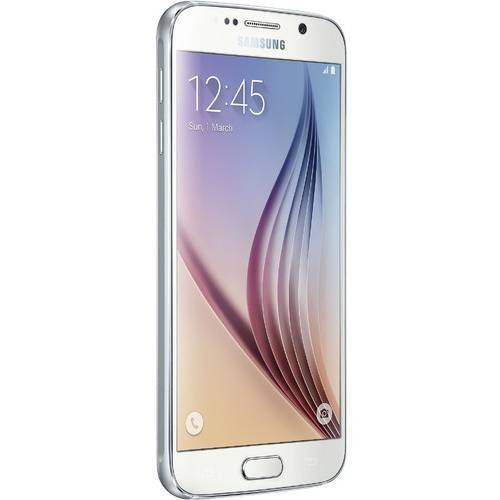Smartphone Samsung Galaxy S6 G920, Super AMOLED capacitive touchscreen 5.1'', Quad Core 2.1GHz si 1.5GHz, 3GB RAM, 128GB flash, 16MP si 5.0MP, NFC, Android 5.0.2, Alb