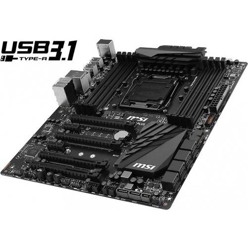Placa de baza MSI X99A SLI PLUS, Intel X99, USB 3.1, Socket 2011-3