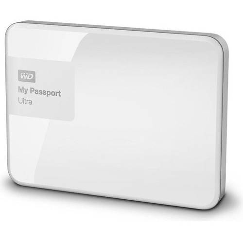 Hard Disk Extern WD My Passport Ultra, 500GB, USB 3.0, Hardware Encryption, Alb