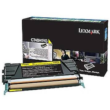 Toner Lexmark C748H3YG, Yellow