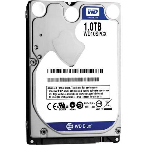 Hard Disk Notebook Blue, 1TB, 5400RPM, 8MB,  SATA 3, WD10SPCX