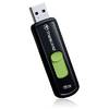 Memorie USB Transcend JetFlash 500, 16GB, USB 2.0, Negru/Verde