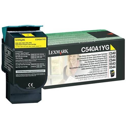 Cartus toner Lexmark Yellow, C540A1YG