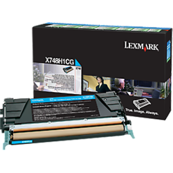 Cartus toner Lexmark Cyan, X748H1CG