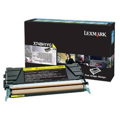 Cartus toner Lexmark Yellow, X748H1YG