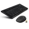 Kit Tastatura si Mouse A4Tech 7100N, Fara Fir, USB, Negru