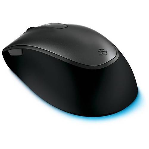 Mouse Microsoft Comfort Mouse 4500 pentru business, BlueTrack, 1000 dpi, Negru/Argintiu