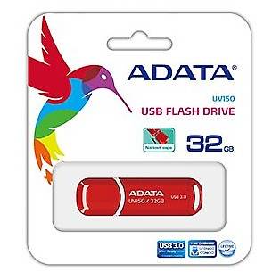 Memorie USB A-DATA DashDrive UV150, 32GB, USB 3.0, Rosu