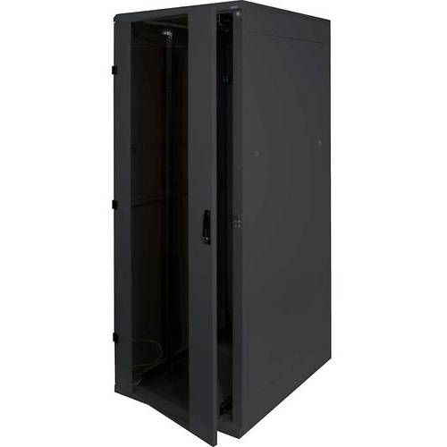 Cabinet Metalic TRITON 27U, 600 x 1000 Usa sticla, Negru, RMA-27-A61-BAX-A1