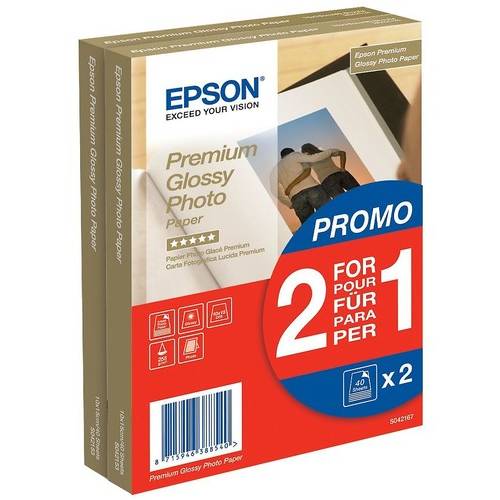 Hartie Foto Epson S042167, dimensiune 10x15cm, 80 coli, tip premium glossy, 255g/m2