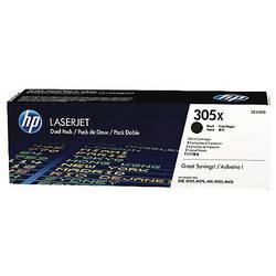 Cartus Toner Original HP 305X Dual Pack Black, CE410XD