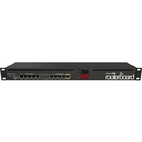 Router MikroTik RB2011UiAS-RM, 5 x Lan + 5 x GigaLan + 1 x PoE, LCD